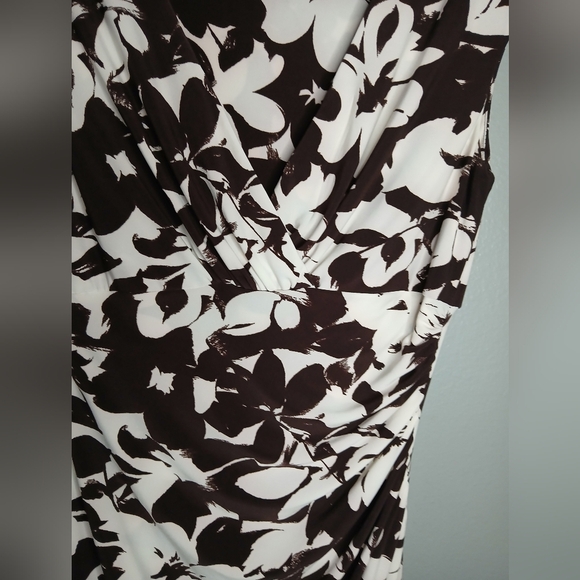 Lauren‎ Ralph Lauren Elegant Black and White Floral Dress - Picture 4 of 16